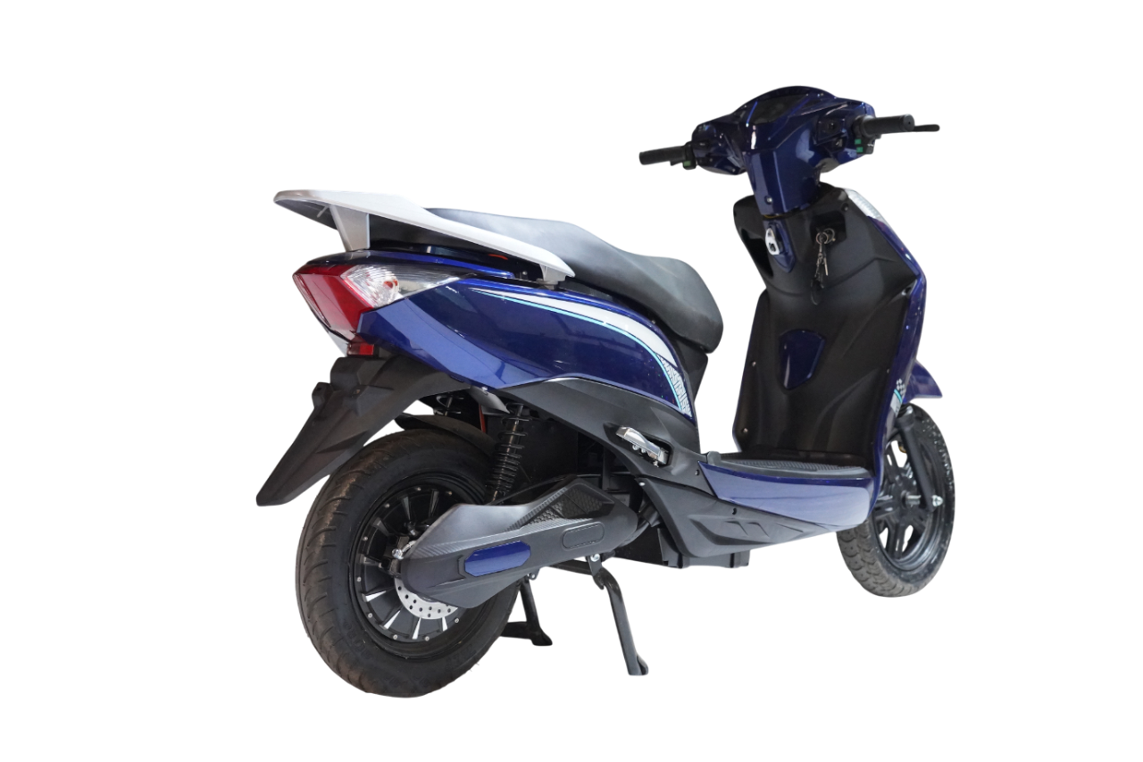 EV E5 Blue Electric Scooter